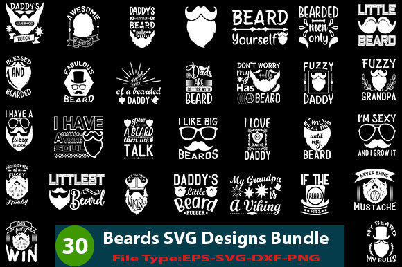 Beards SVG Bundle Review