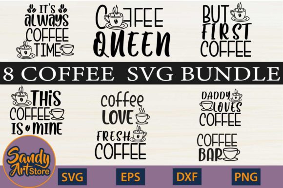 Coffee Quotes Bundle - Coffee SVG Bundle