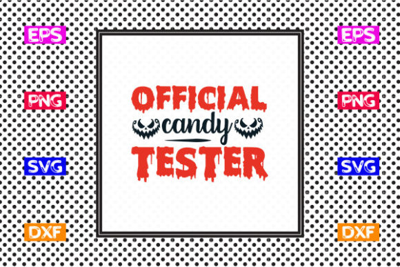 Halloween SVG Design, Official Candy Tes