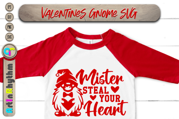 Happy Valentine's Day, Gnome Heart Svg