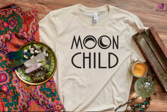 Moon Child SVG, Boho SVG