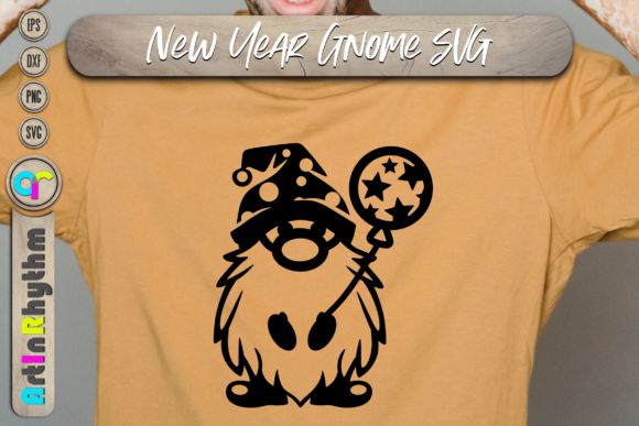 New Year Gnome SVG Review