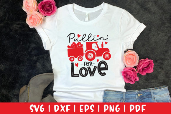 Pullin for Love SVG, Valentine's Day SVG