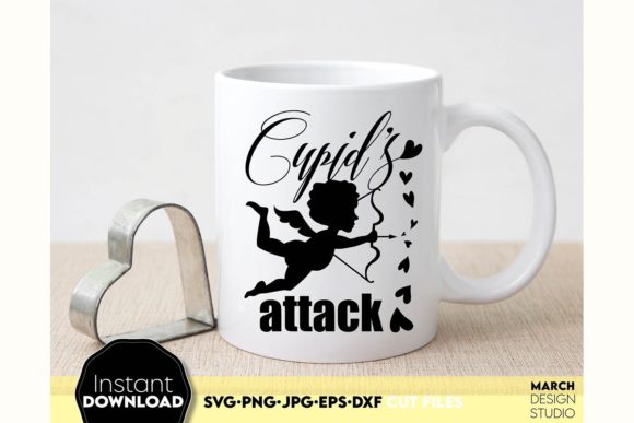 Valentine Day Gift SVG Cupid Arrow PNG