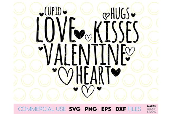 Valentine Day SVG Heart Design for Shirt